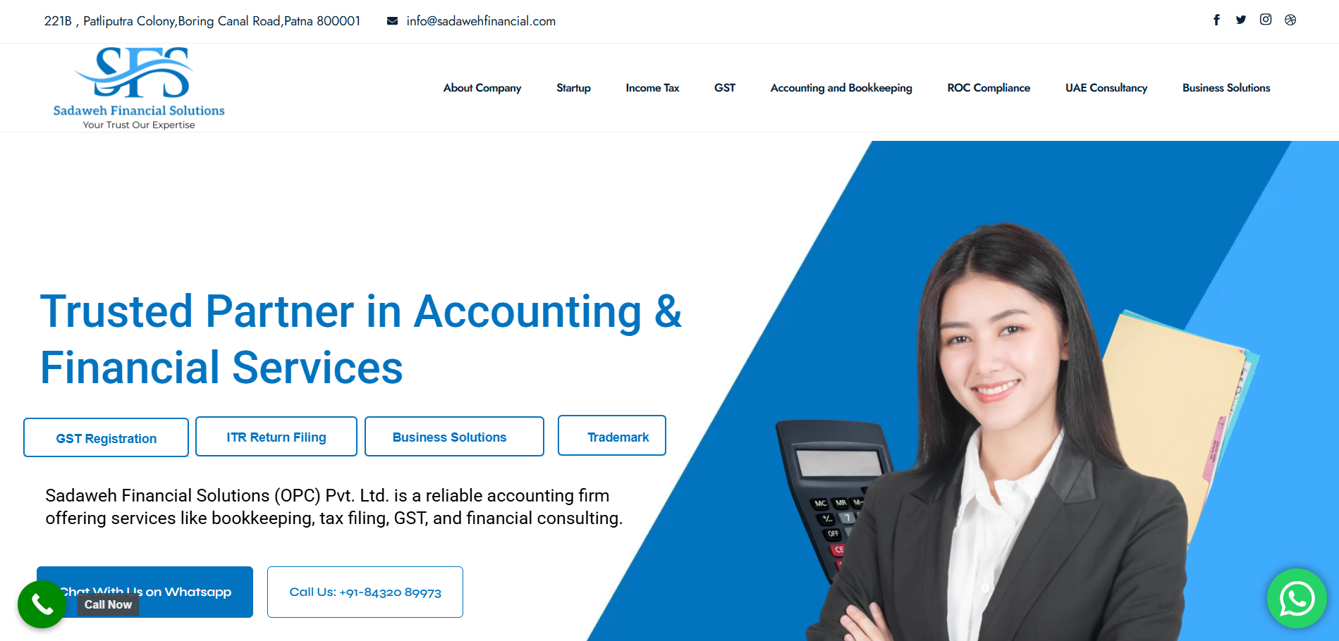 Sadaweh WordPress preview